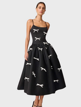 Ursula Midi Dress - Black