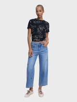 T-shirt With Short Sleeve - Black