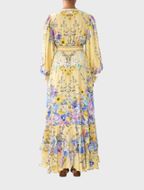 Long Button Front Dress - Darling Buds