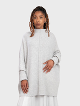 Oversized Iklerk Pullover - Cloudy Grey