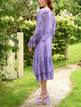 Frill At Ease Dress - Lilac