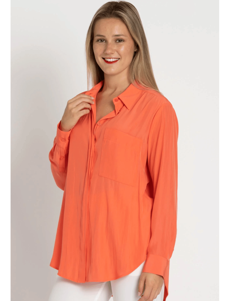 Single Pocket Shirt -  Grapefruit