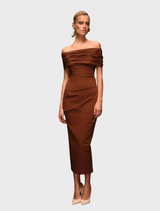 Camille Dress - Chocolate