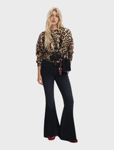 Thick Gauge Pullover - Animal print