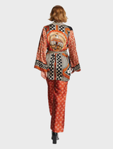Lucia Kimono Belted Jacket - Rodeo