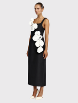 Radburn Maxi Dress - Black/Ivory
