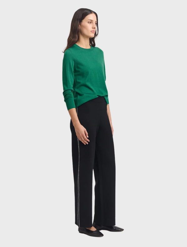 Fine Merino Crew - Lush Green