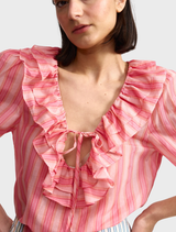 Filly Blouse - Sorbet Stripe