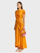 Glatton Maxi Dress - Neon Mango