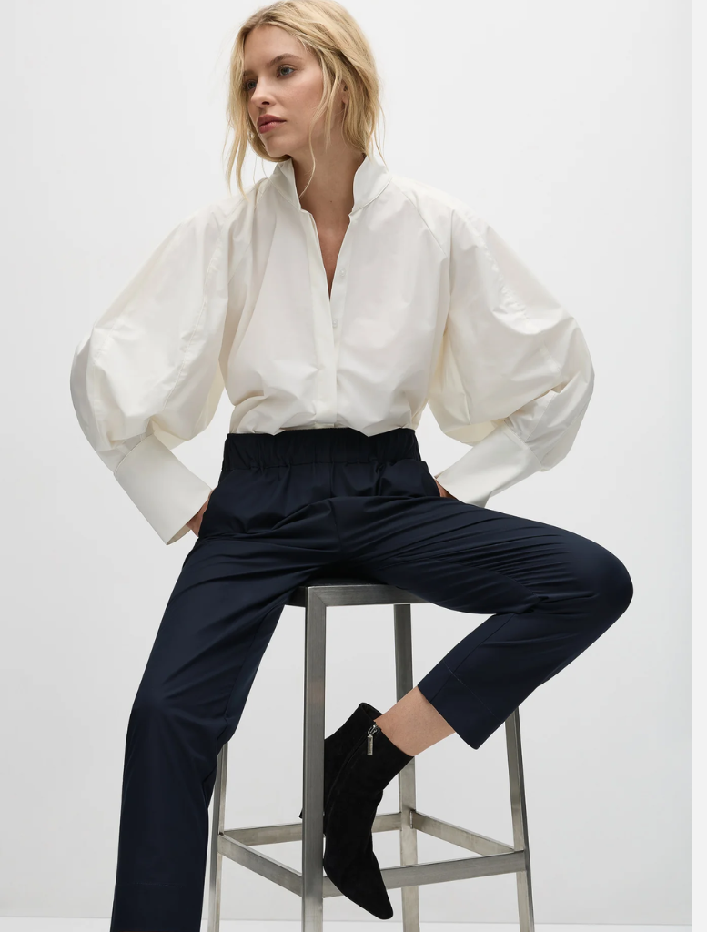 Balloon Blouse -Chalk