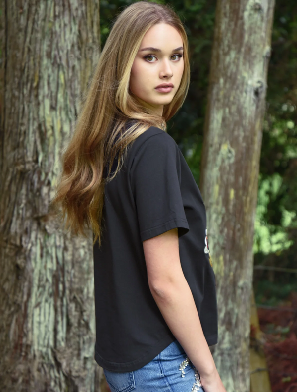 Stitch Hazel T-shirt - Black