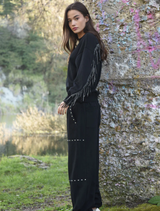 Stud Circuit Trackpant – Black