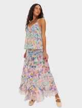 Jasmine Tiered Ruffled Skirt - Fairy Dust