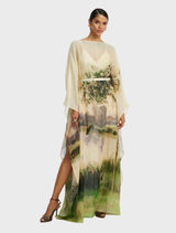 Willow Kaftan Maxi Dress - Serene Print