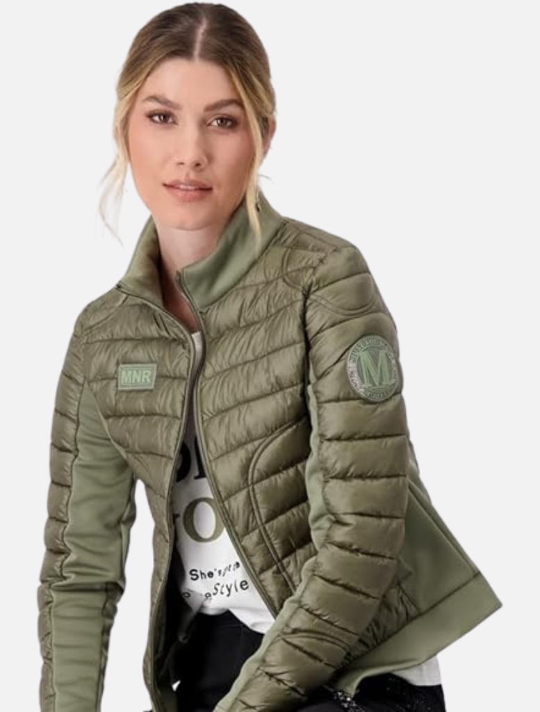 Stand-Up Collar Jacket - Green Tea