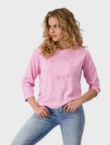 T Shirt Basic  3D-Emblem - Bubblegum