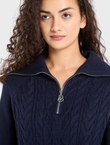 Thick Gauge Pullover - Blue
