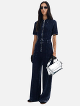 Denim Washed Jumpsuit - 1001 Raw