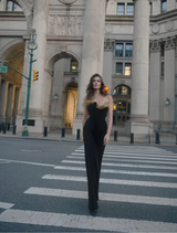 Lucca Gown - Black/gold