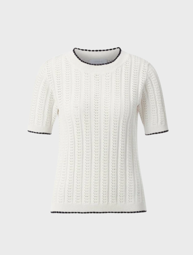 Knitted Shirt - Pearl White