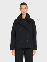 Pea Jacket - Black