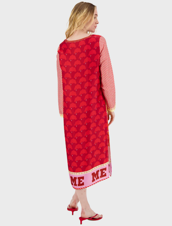Meviolet V-Neck T-Dress - Lucky