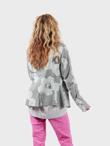 Tailored Jacket - Dark Grey Print