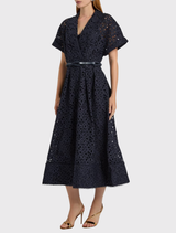 Antalya Short Sleeve Midi - Navy