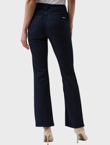 Classic Bootcut Stretch Jeans - Dark Denim Blue