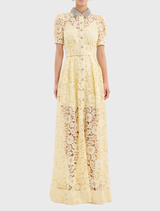 Citrine Maxi Dress - Lemon