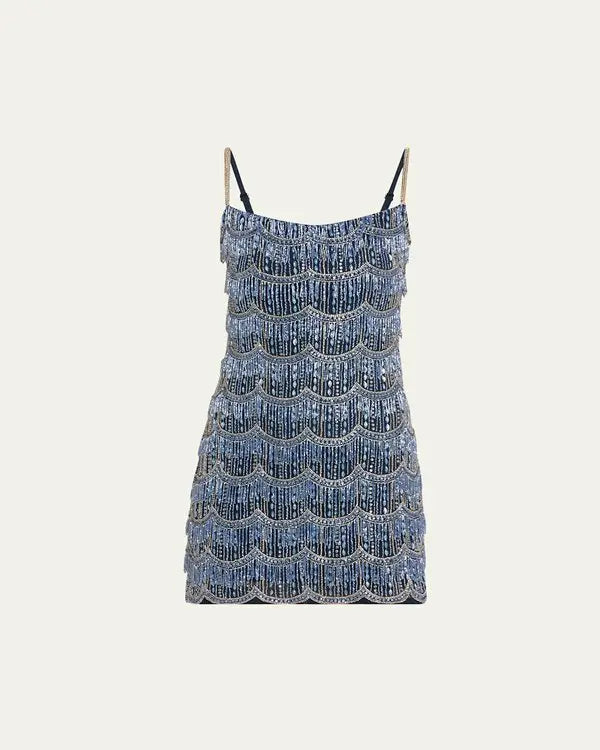 Sadia Mini Dress - Blue