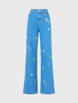 Jenna High Waisted Flare - Denim