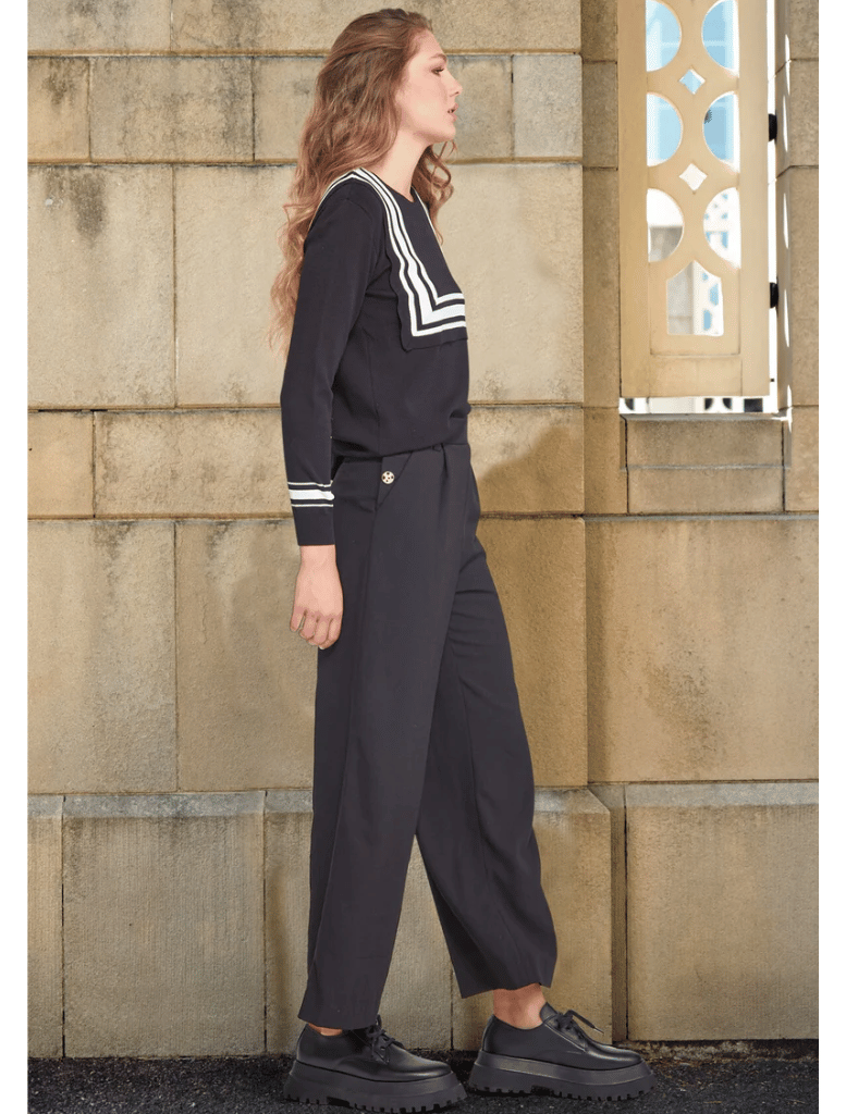 Bring It All Back Trouser  - Black