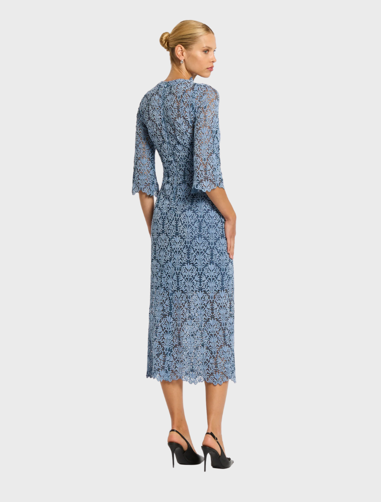 Juliette Midi - Pale Blue-Navy