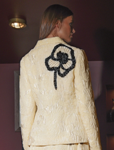 Jet Setter Jacket – Ivory/Black