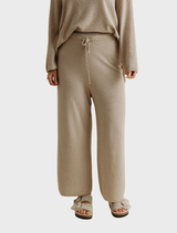Winter Retreat Merino Cotton Pant - Wheat