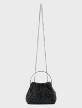 Whitney Crystal Top Handle - Black