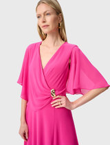 Flowy Dress - Shocking Pink
