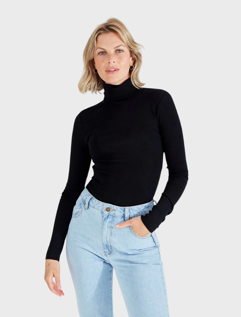 Base Layer Polo - Jet Black