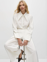 Peak Collar Shirt - Vanilla