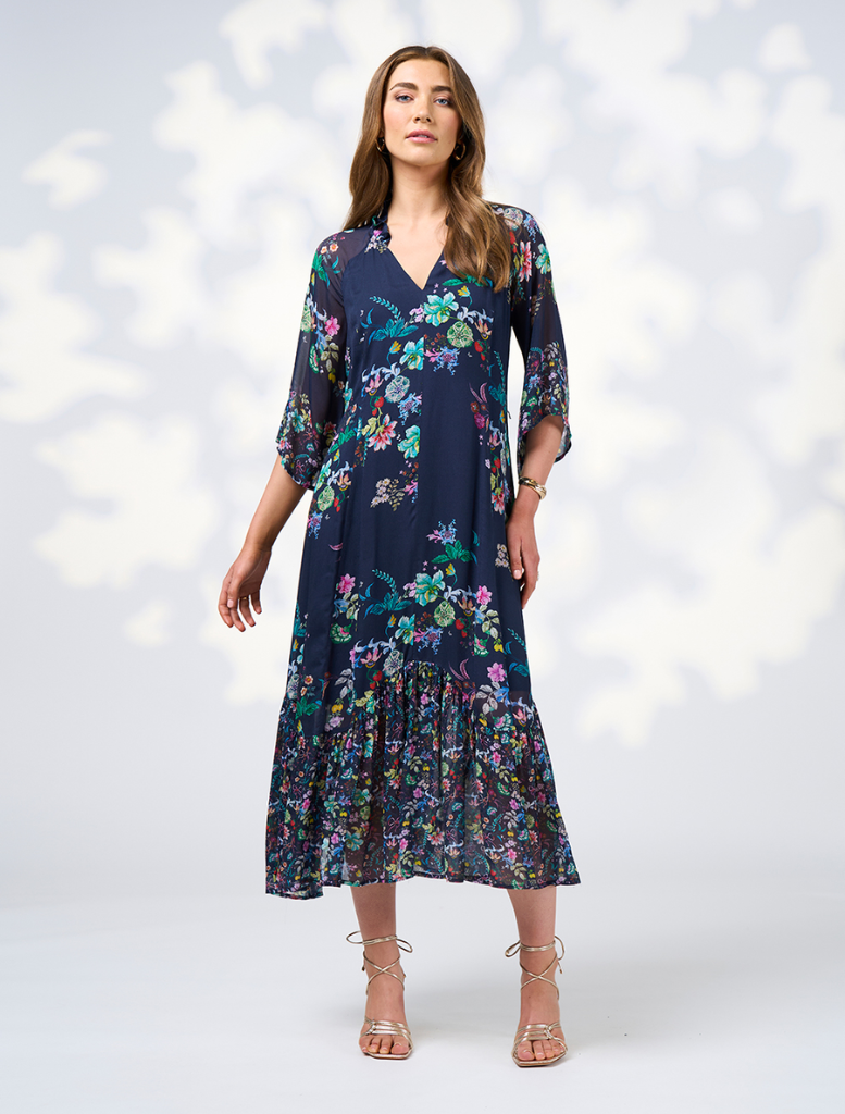 La-Bohème-Midi-Dress-Indigo-Multi