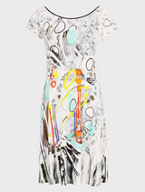 Sylvie Cloutier Print Dress 25605