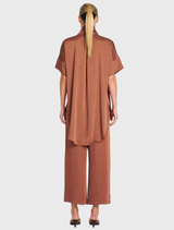 Funnel Tunic - Cinnabar