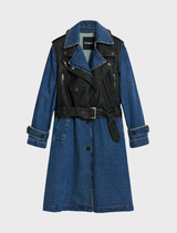 Trench Coat - Blue Denim