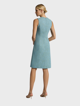 Antonia Dress - Blue/Green