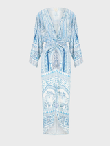 Long Split Front Twist Dress - The Hum Of The Alhambra