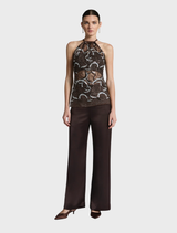 Monique Top - Chocolate Silver