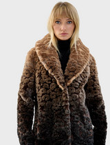 Boho Coat - Ombre Leopard