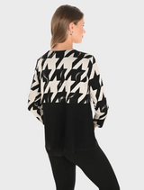 Knit Top - Begie/Black