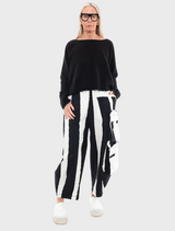 Trousers - Black Print